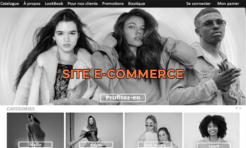 Exemple de site e-commerce professionnel créé avec WooCommerce